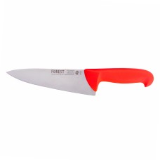 Нож поварской 200 мм красный