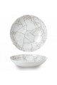 Тарелка глубокая 24,8 см, серия Kintsugi Agate Grey - фото 1