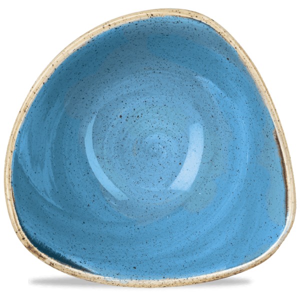 Тарілка трикутна 15,3 см, серія Stonecast Cornflower Blue