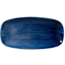 Блюдо прямоугольное 29,8х15,3 см, серия Stonecast Cobalt Blue