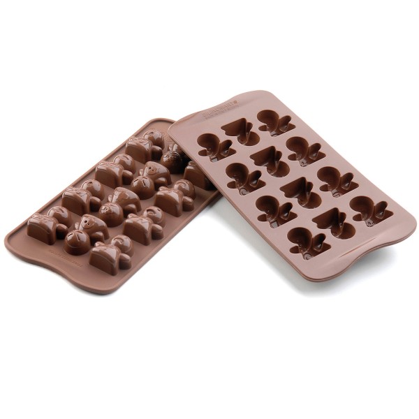 Силіконова форма для шоколаду настрій 33х34х17 мм, Silikomart (Італія)