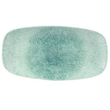 Блюдо прямоугольное 29,5х15 см, серия Raku Jade Green