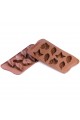 Силіконова форма для шоколаду листочки 51х23х14,5 мм, Silikomart (Італія) - фото 2
