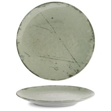 Тарілка кругла 27 см серія Isabelle декор Stone Green ISC2127-K0010