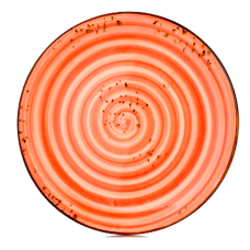 Тарелка круглая 21 см, цвет терракотовый (Laterite), серия Harmony HA-LT-ZT-21-DZ