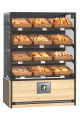Пристінний хлібний стелаж із дверима (тип 2) - фото 1